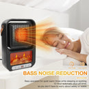 Mini Calefactor Eléctrico Portátil con Control Remoto – Calor Rápido y Seguro