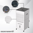 Refrigerador de ambientes, calefactor, ventilador, humidificador y purificador de aire