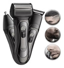 Rasuradora Eléctrica 3 en 1 para Barba, Nariz y Cabello